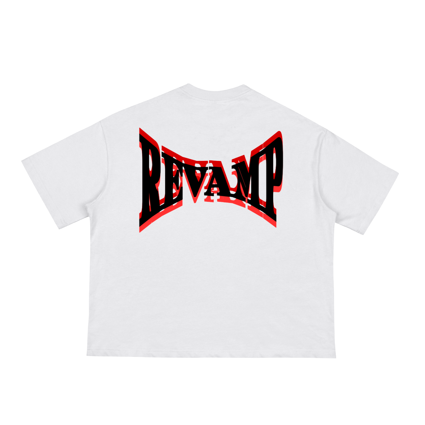 REVAMP Red Cross Boxy Tee