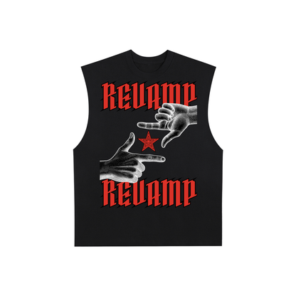REVAMP Focus Cotton Tank Top