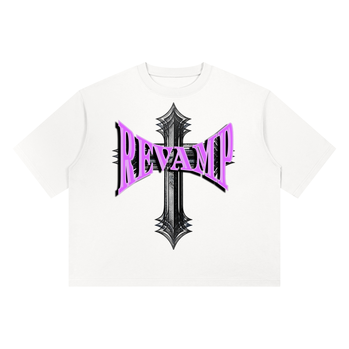REVAMP Magenta Heavyweight Boxy T-Shirt