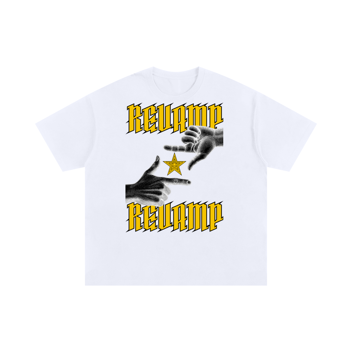 REVAMP Focus Oversized Cotton T-Shirt