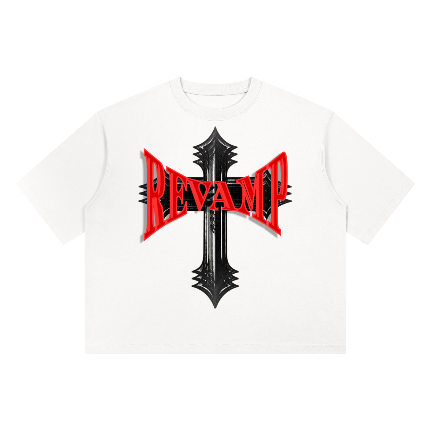 REVAMP Red Heavyweight Boxy T-Shirt