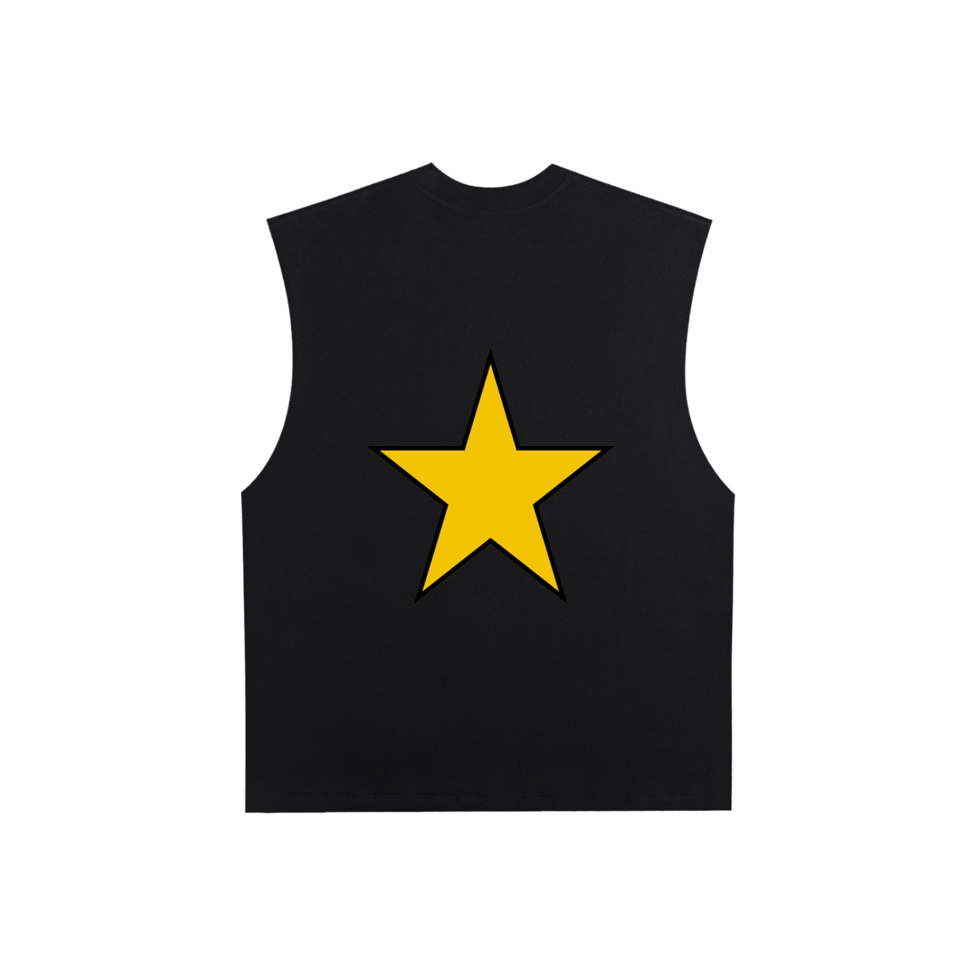 Raw Edge Cotton Tank Top